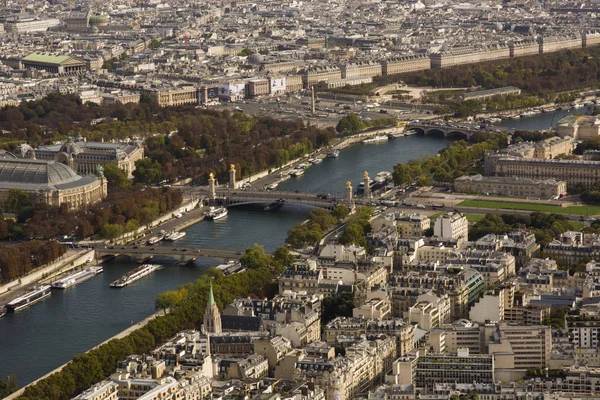 Vista Torre Eiffel Outono Belo Dia Paris França — Fotografia de Stock