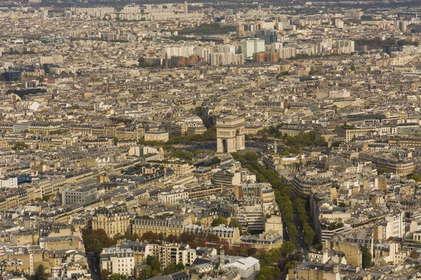 Vista Torre Eiffel Outono Belo Dia Paris França — Fotografia de Stock