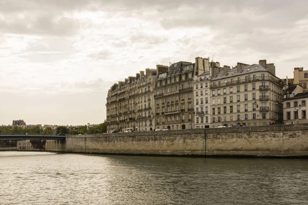 Прекрасний Вид Річки Сена Париж Франція — стокове фото
