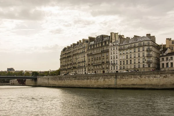 Schöne Aussicht Vom Seine River Nach Paris Frankreich — Stockfoto