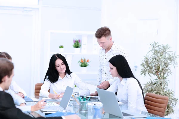 Business partners working on new project at office — Stock Photo, Image
