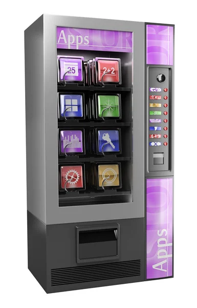 3D App Vending Machine — Stock Photo, Image