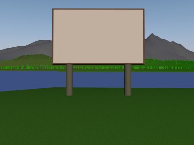 doğa, 3d billboard
