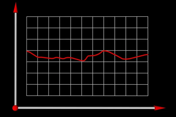 Grafik, Diagramm, 3D-Abbildung — Stockfoto