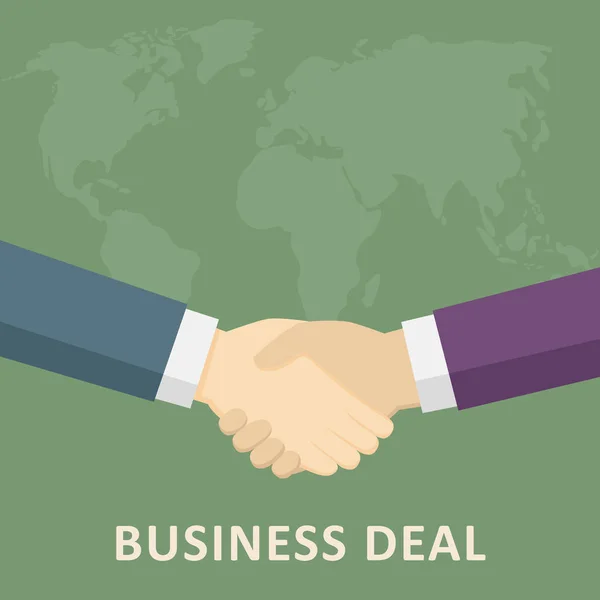 Poignée de main de Business Deal — Image vectorielle