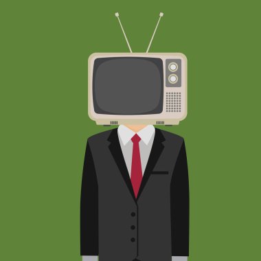 Zihin kontrolü My medya resimde, televizyon baş, tv kafasında grubu