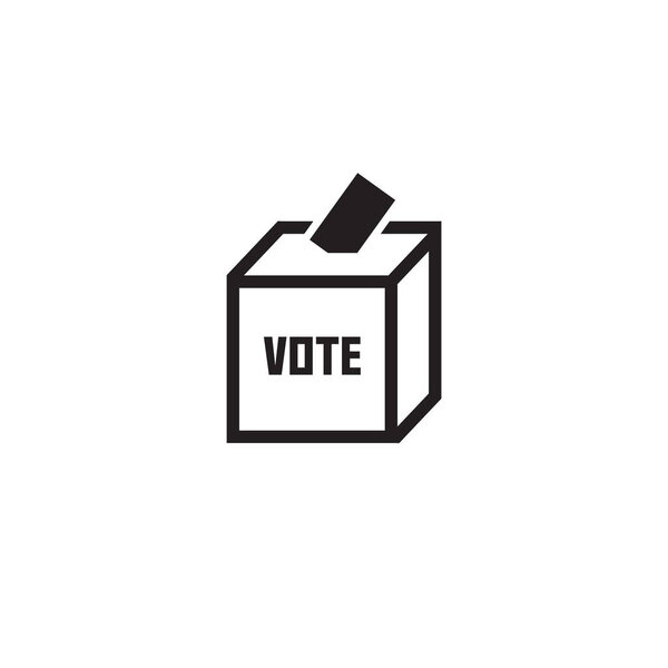 Voting Concept - Vote At Ballot Box Icon