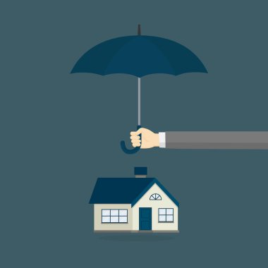 Ev sigorta illüstrasyon
