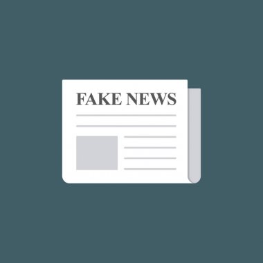 Sahte haber gazete vektör