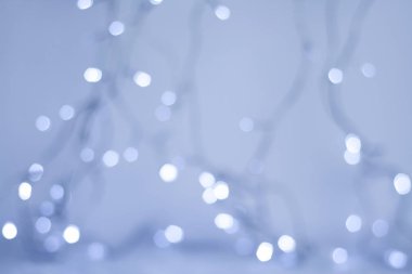 Bulanık Noel ışıkları arka planı.