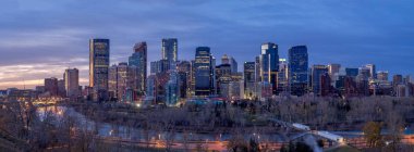 Calgary süpürme manzarası görünümü
