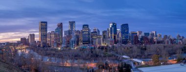 Calgary süpürme manzarası görünümü
