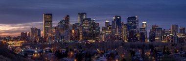 Calgary süpürme manzarası görünümü