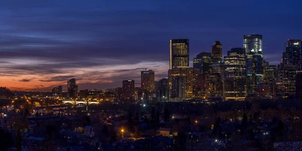 Sweeping skyline view of Calgary — Stock Photo, Image