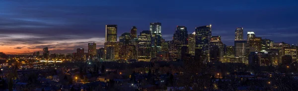 Sweeping skyline view of Calgary — Stock Photo, Image