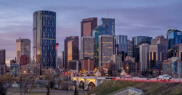 Vista panorâmica abrangente de Calgary — Fotografia de Stock
