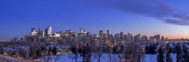 Calgary manzarası, gece