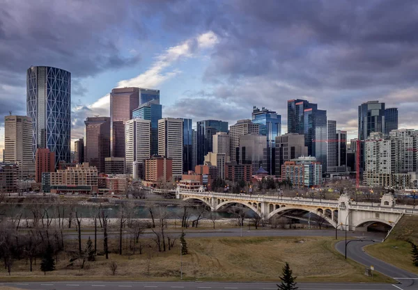 Calgary Panorama v listopadu — Stock fotografie