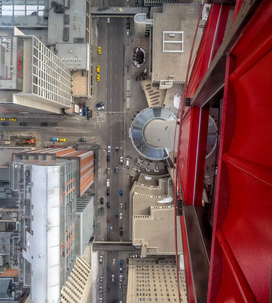 Glasgolv till Calgary Tower i Calgary, Alberta — Stockfoto
