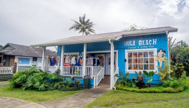 Hula Beach Boutique ve Malaya peştemâli Salonu, Kauai