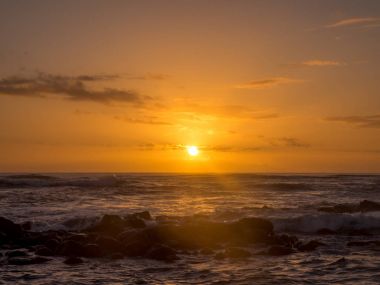 Doğu kıyı Kauai Sunrise