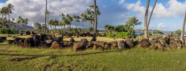 Oude Hawaïaanse tempel, of Heiau — Stockfoto