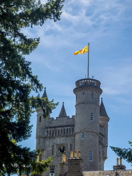 Balmoral Şatosu Aberdeenshire İskoçya'da. Balmoral Şatosu İngiliz Kraliyet ailesi İskoçya'da evi.