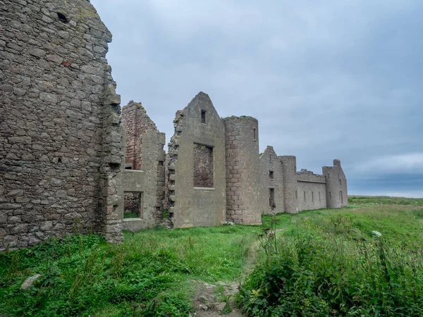 Aberdeenshire Scotland Julio Nuevo Castillo Slains Julio 2017 Aberdeenshire Escocia —  Fotos de Stock