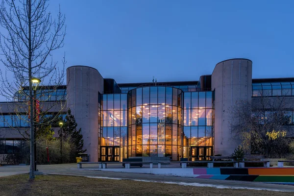 Calgary Alberta Novembre 2019 Façade Extérieure Bâtiment Moderne Sur Campus — Photo