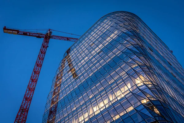 Calgary Alberta November 2019 Buitengevel Van Een Modern Gebouw Aan — Stockfoto