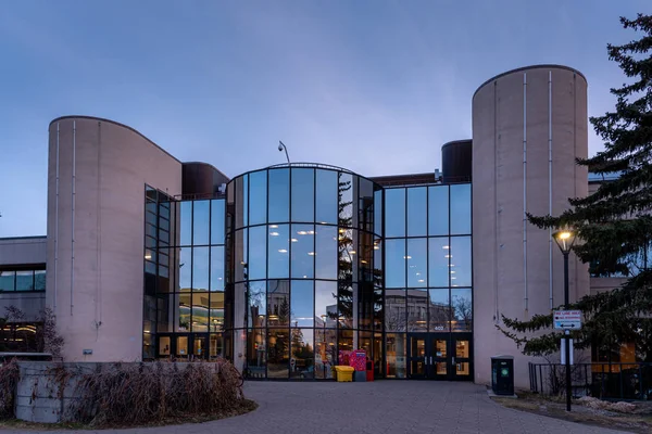 Calgary Alberta Novembre 2019 Façade Extérieure Bâtiment Moderne Sur Campus — Photo