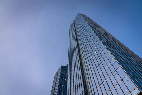 Olhando Para Edifícios Escritórios Calgary Alberta Canadá — Fotografia de Stock