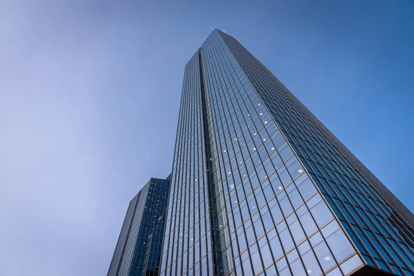 Olhando Para Edifícios Escritórios Calgary Alberta Canadá — Fotografia de Stock