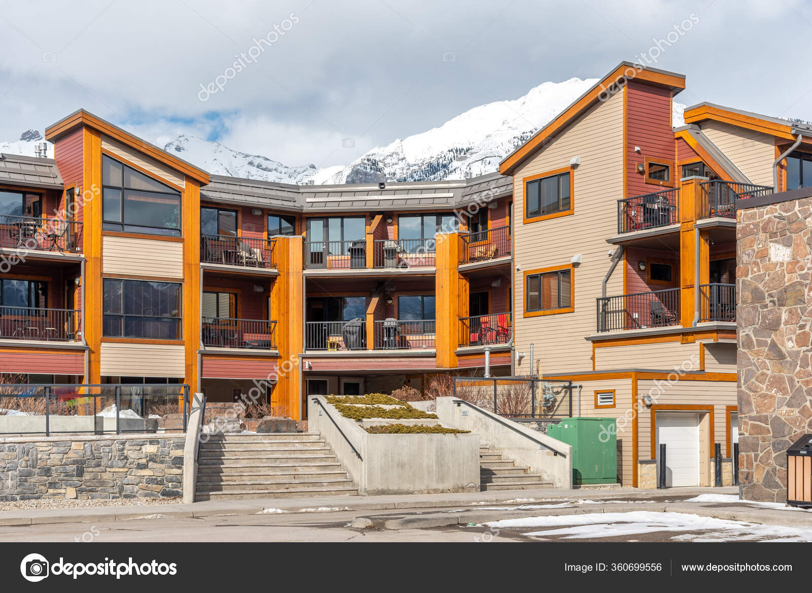 Luxury Homes Town Canmore Alberta Winter Canmore Popular Resort