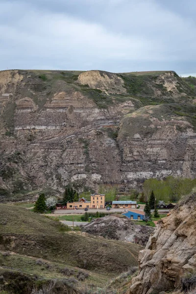 Wayne Alberta Mayıs 2020 Wayne Alberta Hayalet Kasabasındaki Tarihi Rosedeer — Stok fotoğraf