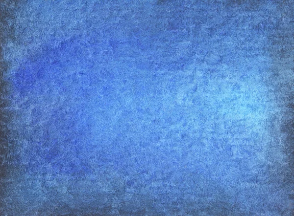 Mão Pintada Fundo Aquarela Azul Abstrato — Fotografia de Stock