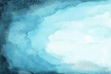 Soyut mavi suluboya arka plan. farklı yoğunlukta katmanlar.