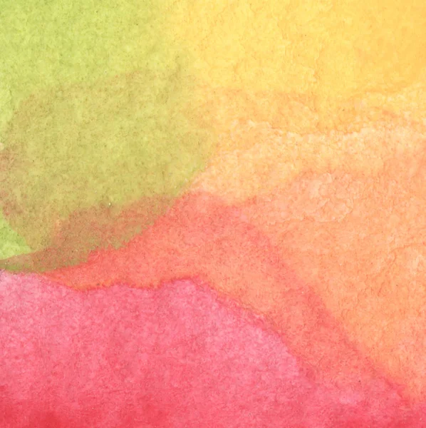 Kolorowa Tęcza Tło Akwarela Streszczenie Tekstura — Zdjęcie stockowe
