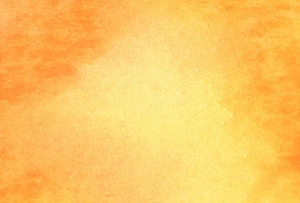 橙色抽象水彩纹理背景 — 图库照片