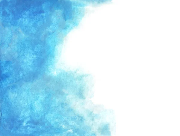 Modré Abstraktní Akvarel Textury Pozadí Grunge Pozadí Prostorem Pro Text — Stock fotografie
