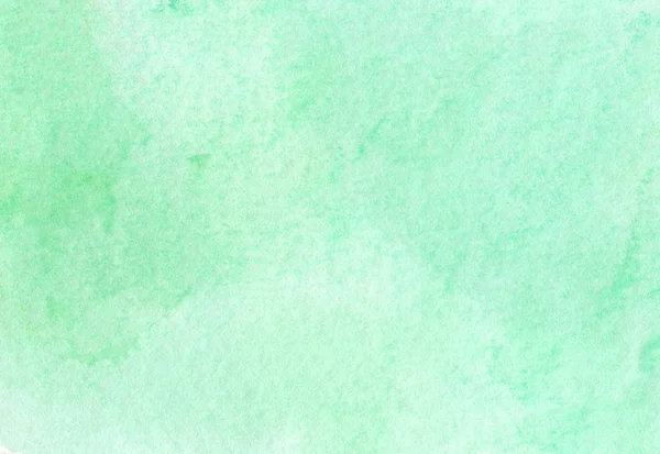 Zöld Elvont Akvarell Textúra Háttér — Stock Fotó