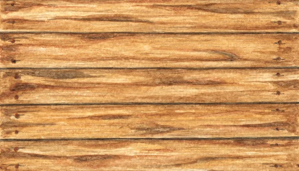 Old Wood Plank Texture Background Watercolor Painting — 스톡 사진