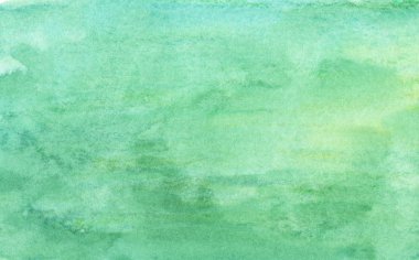 Abstract green watercolor background and place for your text.