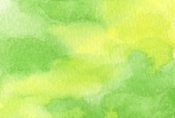 Green Abstract Watercolor Texture Background — Stock Photo, Image