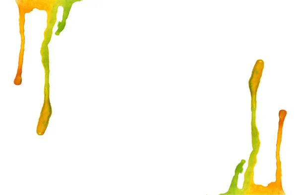 Абстрактний Акварель Тече Вниз Пофарбованим Рукою Фоном Текстурований Папір Барвиста — стокове фото