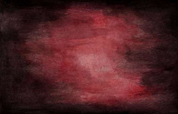Dark Grunge Textured Red Wine Abstract Watercolor Texture Background — Stock Photo, Image