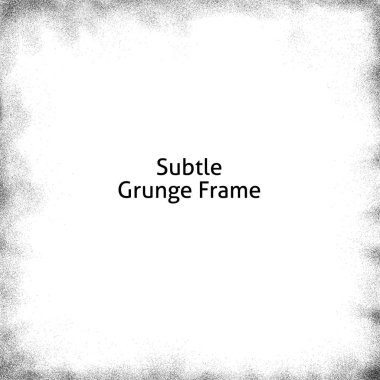Subtle grunge frame clipart