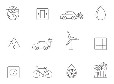 Çevre simgeler serisi