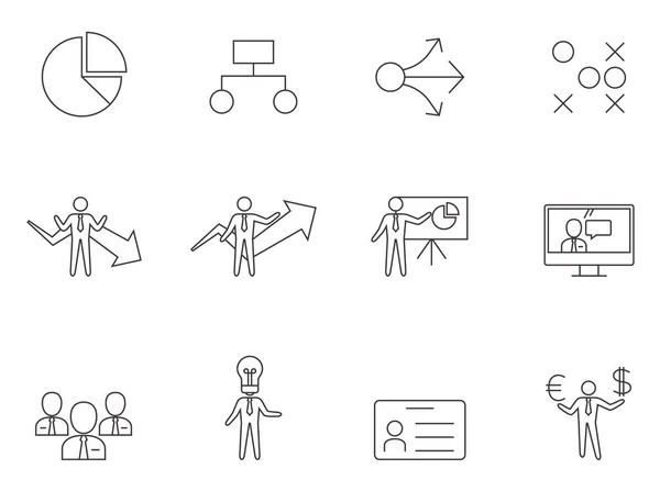 Conjunto de iconos de negocio — Archivo Imágenes Vectoriales