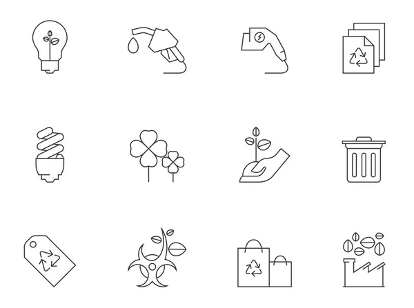 Environment icons series — Stock Vector